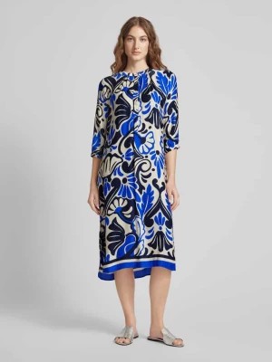 Zdjęcie produktu Sukienka midi ze wzorem na całej powierzchni milano italy