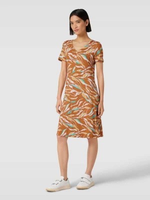 Zdjęcie produktu Sukienka midi ze wzorem na całej powierzchni Tom Tailor