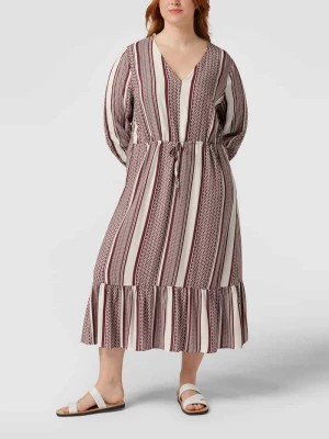 Zdjęcie produktu Sukienka midi ze wzorem przypominającym arafatkę ONLY CARMAKOMA