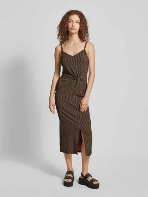 Zdjęcie produktu Sukienka midi ze wzorem w paski Tom Tailor Denim