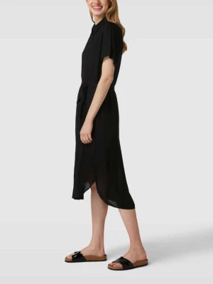 Zdjęcie produktu Sukienka midi z czystej wiskozy model ‘BUMPY’ Vero Moda
