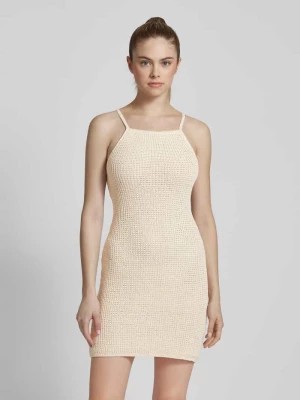 Zdjęcie produktu Sukienka mini w jednolitym kolorze model ‘Padme’ EDITED