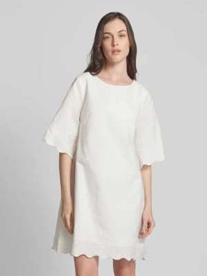 Zdjęcie produktu Sukienka mini w jednolitym kolorze z okrągłym dekoltem Esprit