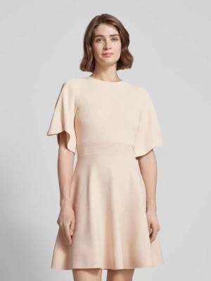 Zdjęcie produktu Sukienka mini w jednolitym kolorze z okrągłym dekoltem Ted Baker