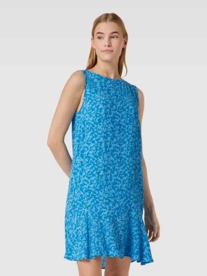 Zdjęcie produktu Sukienka mini z czystej wiskozy ze wzorem na całej powierzchni Tom Tailor