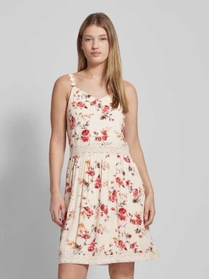 Zdjęcie produktu Sukienka mini z kwiatowym wzorem model ‘KARMEN ANNE’ Only