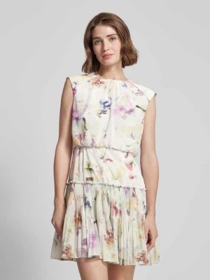 Zdjęcie produktu Sukienka mini z kwiatowym wzorem model ‘SAINTLY’ Ted Baker
