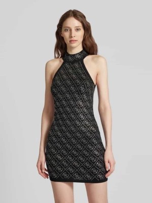 Zdjęcie produktu Sukienka mini z wiązaniem na szyi model ‘CELESTE’ Guess