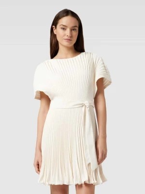 Zdjęcie produktu Sukienka mini z wiązanym paskiem DKNY
