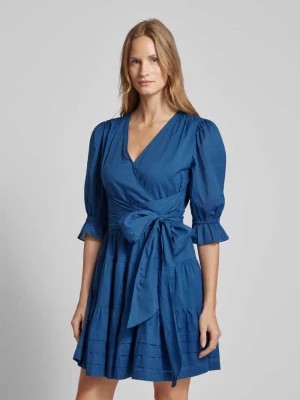Zdjęcie produktu Sukienka mini z wiązanym paskiem model ‘VASHBRE’ Lauren Ralph Lauren