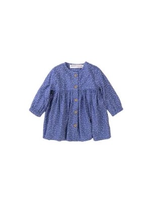 Zdjęcie produktu Sukienka niemowlęca niebieska w grochy Minoti