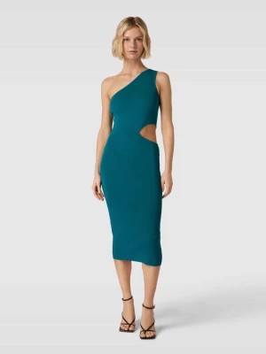 Zdjęcie produktu Sukienka o długości do kolan i kroju na jedno ramię model ‘RACHEL’ YAS