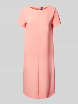 Zdjęcie produktu Sukienka o długości do kolan w jednolitym kolorze model ‘Dizora’ Boss