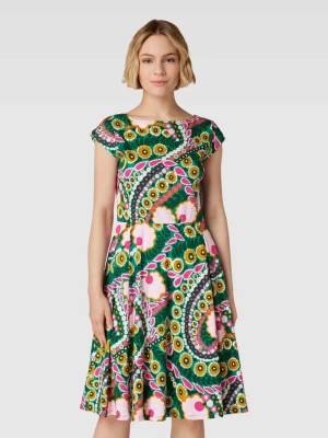 Zdjęcie produktu Sukienka o długości do kolan z bawełny z kwiatowym nadrukiem Weekend Max Mara