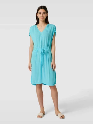 Zdjęcie produktu Sukienka o długości do kolan z dekoltem w serek Tom Tailor