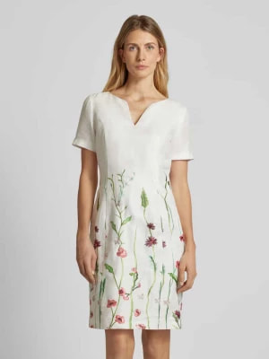Zdjęcie produktu Sukienka o długości do kolan z dekoltem w serek WHITE LABEL