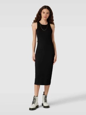 Zdjęcie produktu Sukienka o długości do kolan z drobnym prążkowaniem Tom Tailor Denim