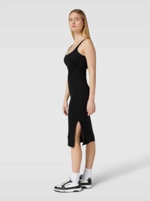 Zdjęcie produktu Sukienka o długości do kolan z efektem prążkowania Calvin Klein Jeans