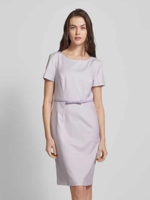 Zdjęcie produktu Sukienka o długości do kolan z fakturowanym wzorem Christian Berg Woman Selection