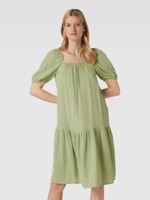 Zdjęcie produktu Sukienka o długości do kolan z fakturowanym wzorem model 'NATALI' Vero Moda