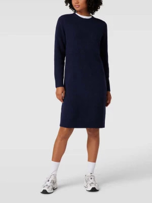 Zdjęcie produktu Sukienka o długości do kolan z imitacji dzianiny Emily Van den Bergh