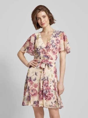 Zdjęcie produktu Sukienka o długości do kolan z kwiatowym nadrukiem model ‘WANDELLA’ Lauren Ralph Lauren