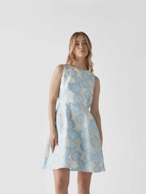 Zdjęcie produktu Sukienka o długości do kolan z kwiatowym wzorem KLEO