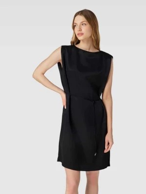 Zdjęcie produktu Sukienka o długości do kolan z mieszanki wiskozy i lnu s.Oliver BLACK LABEL