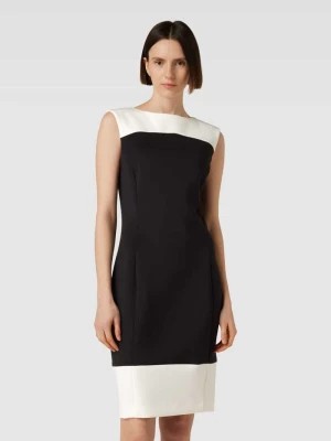 Zdjęcie produktu Sukienka o długości do kolan z okrągłym dekoltem model ‘NEOPRENE SCUBA’ Calvin Klein Womenswear