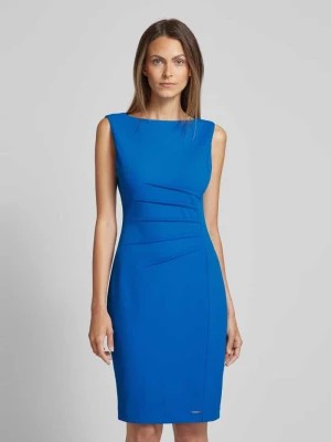 Zdjęcie produktu Sukienka o długości do kolan z plisami model ‘SCUBA’ Calvin Klein Womenswear