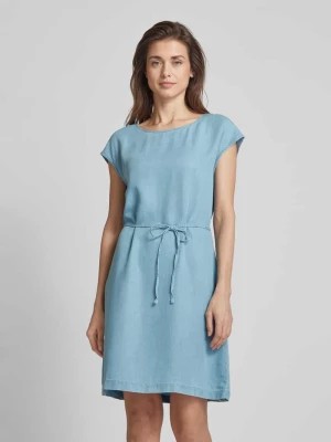 Zdjęcie produktu Sukienka o długości do kolan z wiązanym paskiem model ‘Irby’ Mazine