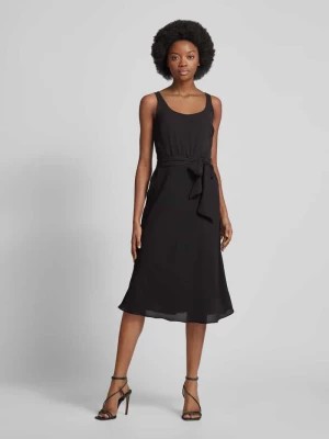 Zdjęcie produktu Sukienka o długości do kolan z wiązanym paskiem model ‘ZAWATO’ Lauren Ralph Lauren