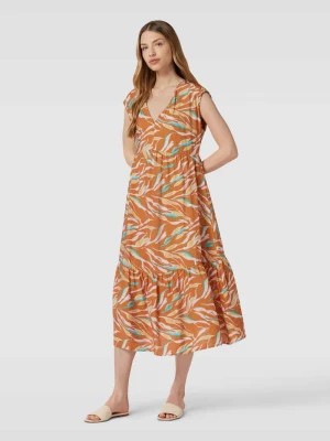 Zdjęcie produktu Sukienka o długości do kolan ze wzorem na całej powierzchni Tom Tailor