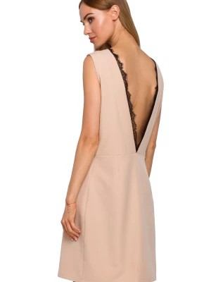 Zdjęcie produktu Sukienka o prostym fasonie z obłędnym dekoltem na plecach Sukienki.shop
