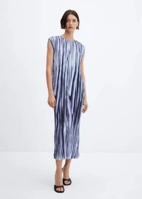 Zdjęcie produktu Sukienka plisowana tie-dye Mango