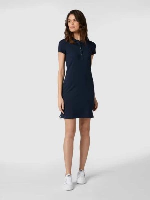 Zdjęcie produktu Sukienka polo o kroju slim fit z mieszanki bawełny i elastanu Tommy Hilfiger