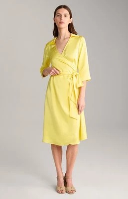 Zdjęcie produktu Sukienka satynowa w kolorze żółtym Joop