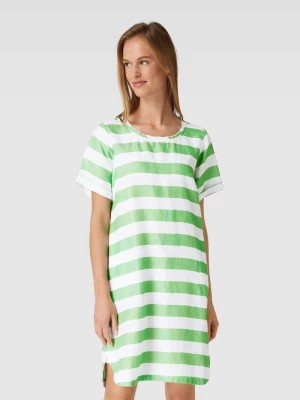 Zdjęcie produktu Sukienka T-shirtowa o długości do kolan z blokowymi pasami Frogbox