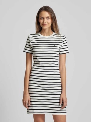 Zdjęcie produktu Sukienka T-shirtowa o kroju slim fit ze wzorem w paski Tommy Hilfiger