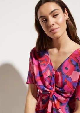 Zdjęcie produktu Sukienka tunikowa plażowa z szyfonu bonprix