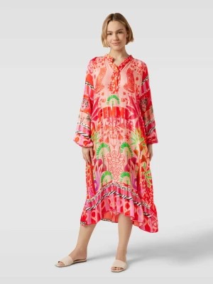 Zdjęcie produktu Sukienka tunikowa ze wzorem na całej powierzchni model ‘SMILE’ miss goodlife