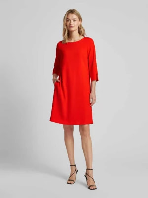 Zdjęcie produktu Sukienka w jednolitym kolorze z rękawem o dł. 3/4 w jednolitym kolorze Windsor