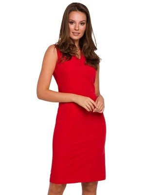 Zdjęcie produktu Makover Sukienka w kolorze czerwonym rozmiar: XL