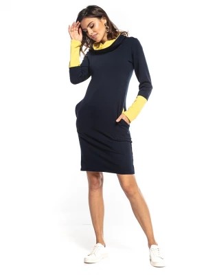 Zdjęcie produktu Tessita Sukienka w kolorze granatowo-żółtym rozmiar: 3XL