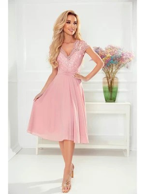 Zdjęcie produktu numoco Sukienka w kolorze jasnoróżowym rozmiar: XL