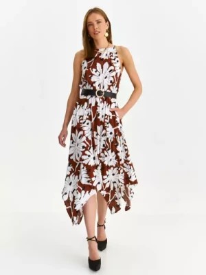 Zdjęcie produktu Sukienka w kwiatowy nadruk z dekoltem typu halter TOP SECRET