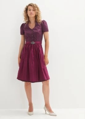 Zdjęcie produktu Sukienka w ludowym stylu, z fartuchem, dł. do kolan (2 części) bonprix