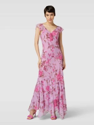 Zdjęcie produktu Sukienka wieczorowa z kwiatowym nadrukiem Lace & Beads