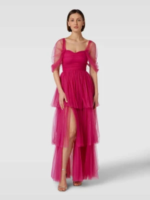 Zdjęcie produktu Sukienka wieczorowa z odkrytymi ramionami Lace & Beads
