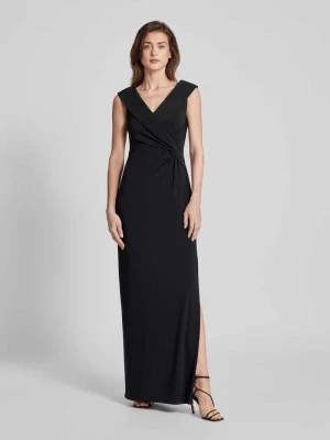Zdjęcie produktu Sukienka wieczorowa z wiązanym detalem model ‘LEONIDAS’ Lauren Ralph Lauren